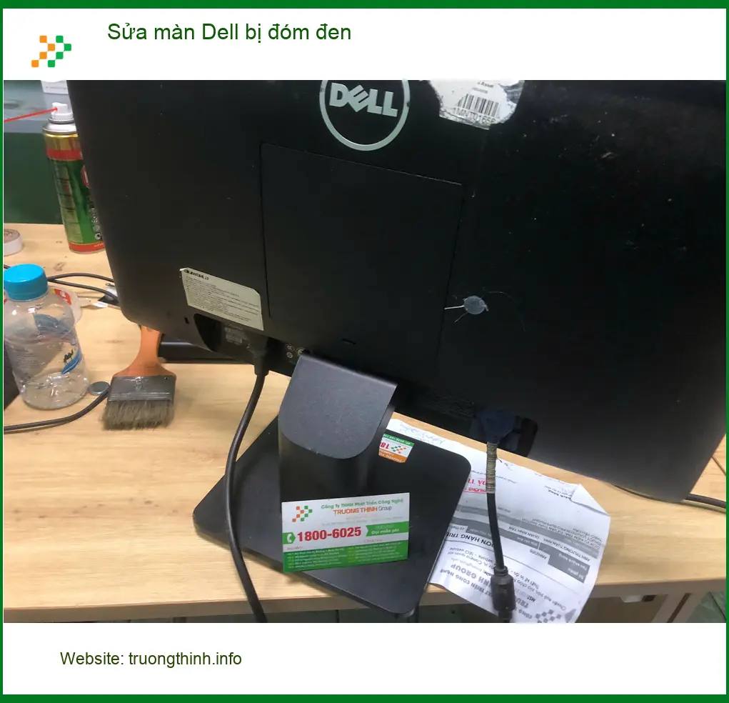 Chị Mai quản lý tìm trung tâm sửa màn Dell bị đóm đen Quận Bình Tân uy tín ảnh thực tế 1