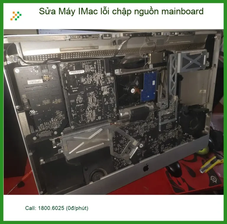 Chú Hải thợ sửa iMac lỗi chập nguồn mainboard ở Quận 7