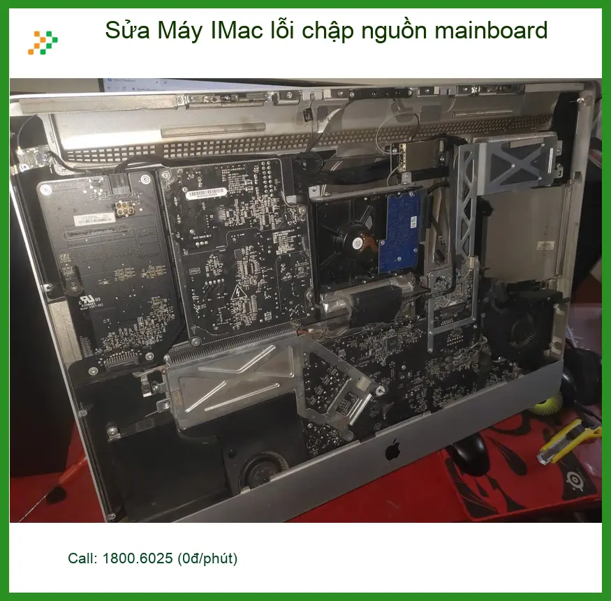 Chú Hải thợ sửa iMac lỗi chập nguồn mainboard ở Quận 7