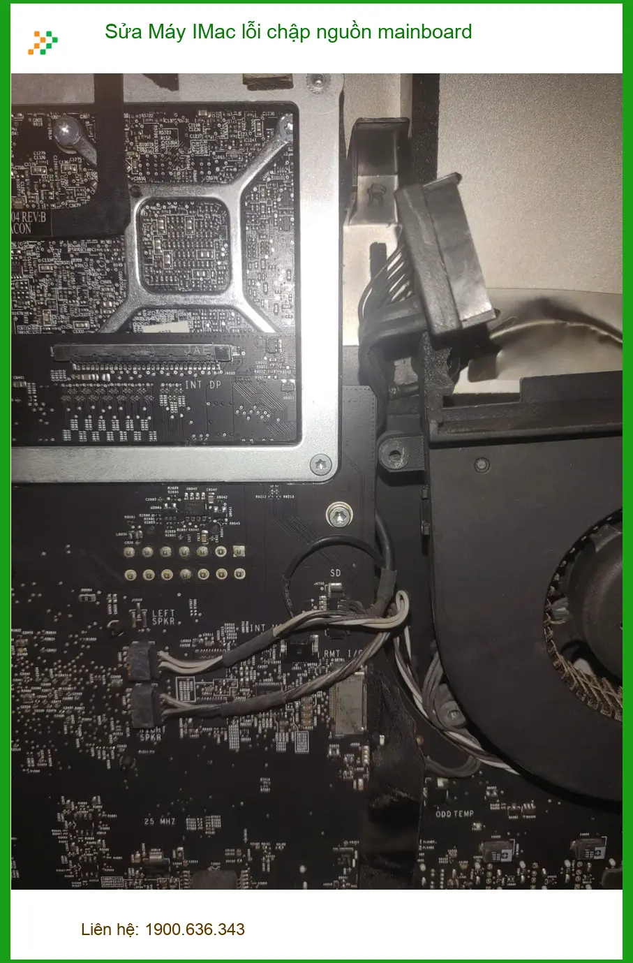 Chú Hải thợ sửa iMac lỗi chập nguồn mainboard ở Quận 7 ảnh thực tế 1