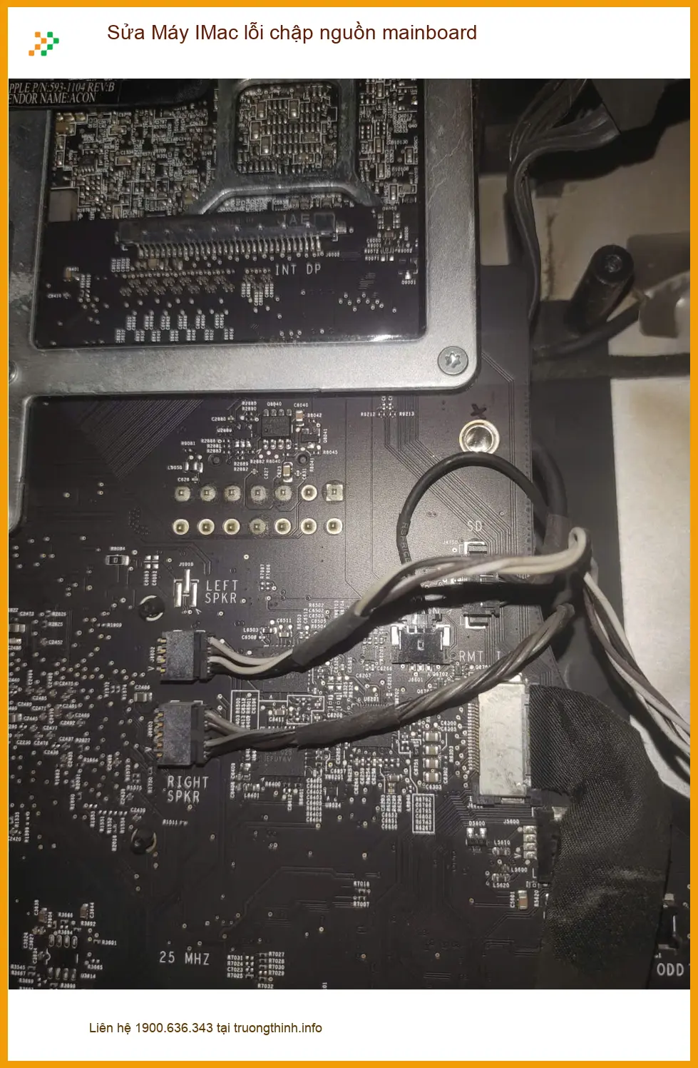 Chú Hải thợ sửa iMac lỗi chập nguồn mainboard ở Quận 7 ảnh thực tế 2