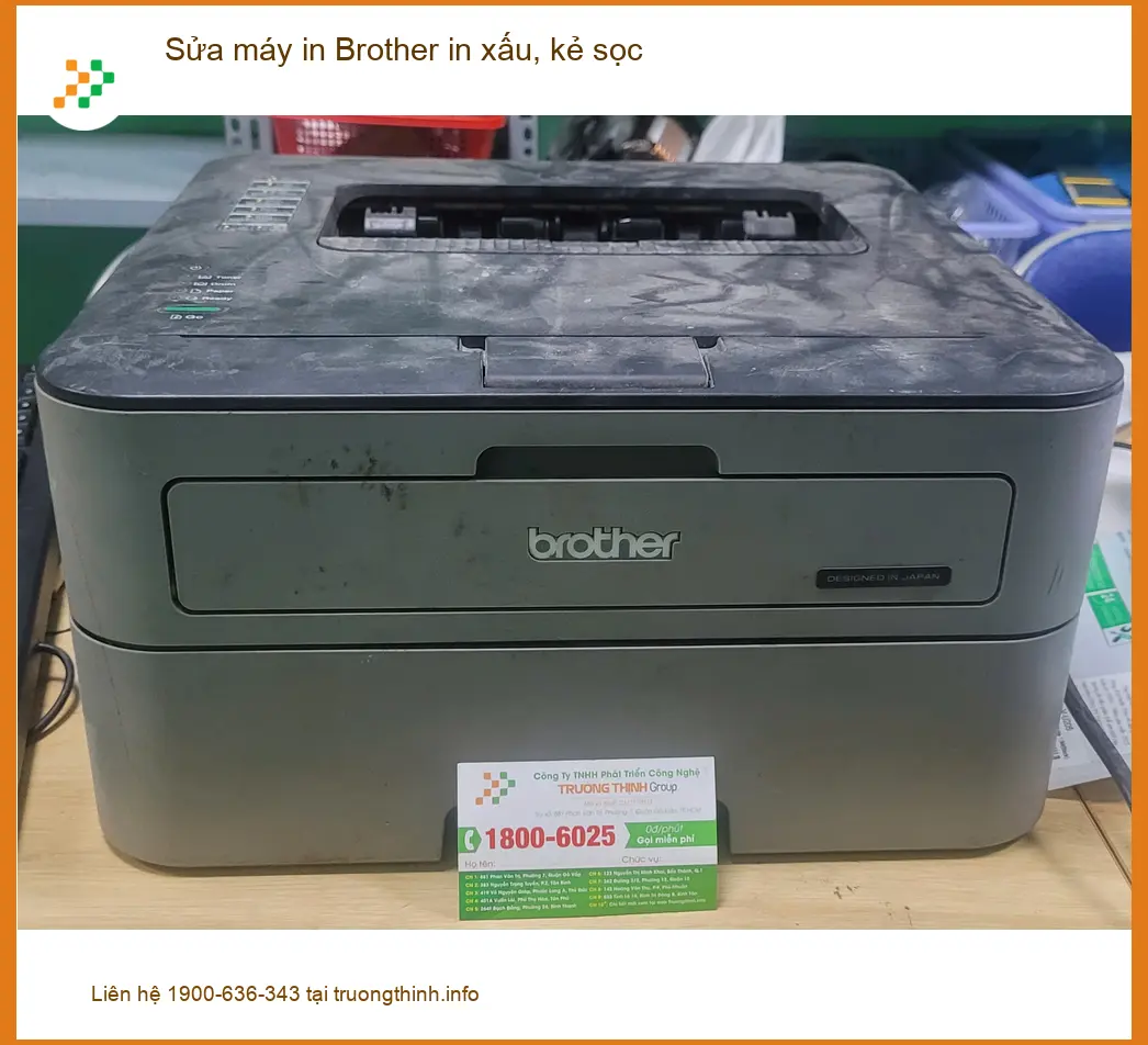 Bác Lâm chủ tiệm photo kể chuyện sửa máy in Brother in xấu, kẻ sọc Quận Bình Tân ảnh thực tế 2
