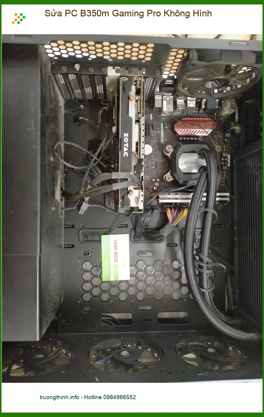 PC B350m Gaming Pro không hình Quận 12 - Anh Đạt Streamer mất hình. ảnh thực tế 1