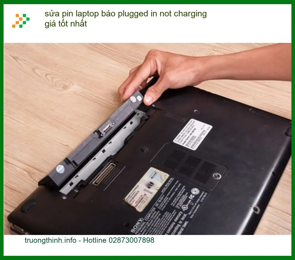 Sửa Laptop sửa pin báo plugged in not charging - Lấy liền TPHCM