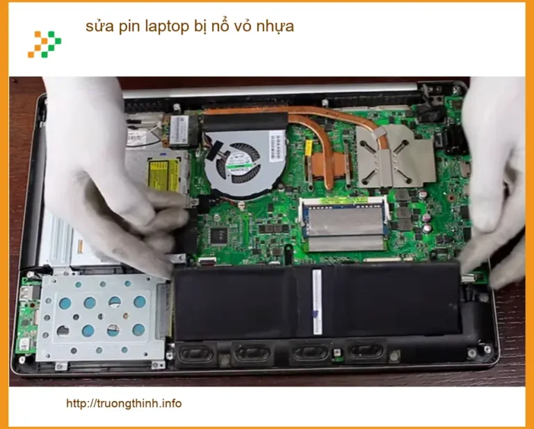 Sửa pin laptop bị nổ vỏ nhựa - Trung tâm khắc phục lấy liền TPHCM