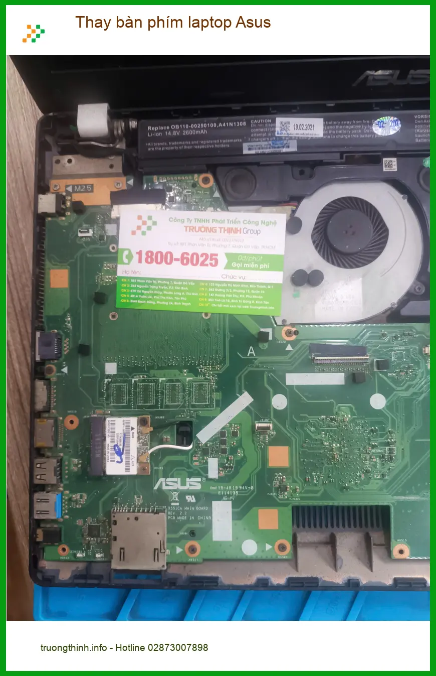 Anh Đạt review dịch vụ thay bàn phím laptop Asus Quận Tân Phú uy tín ảnh thực tế 1