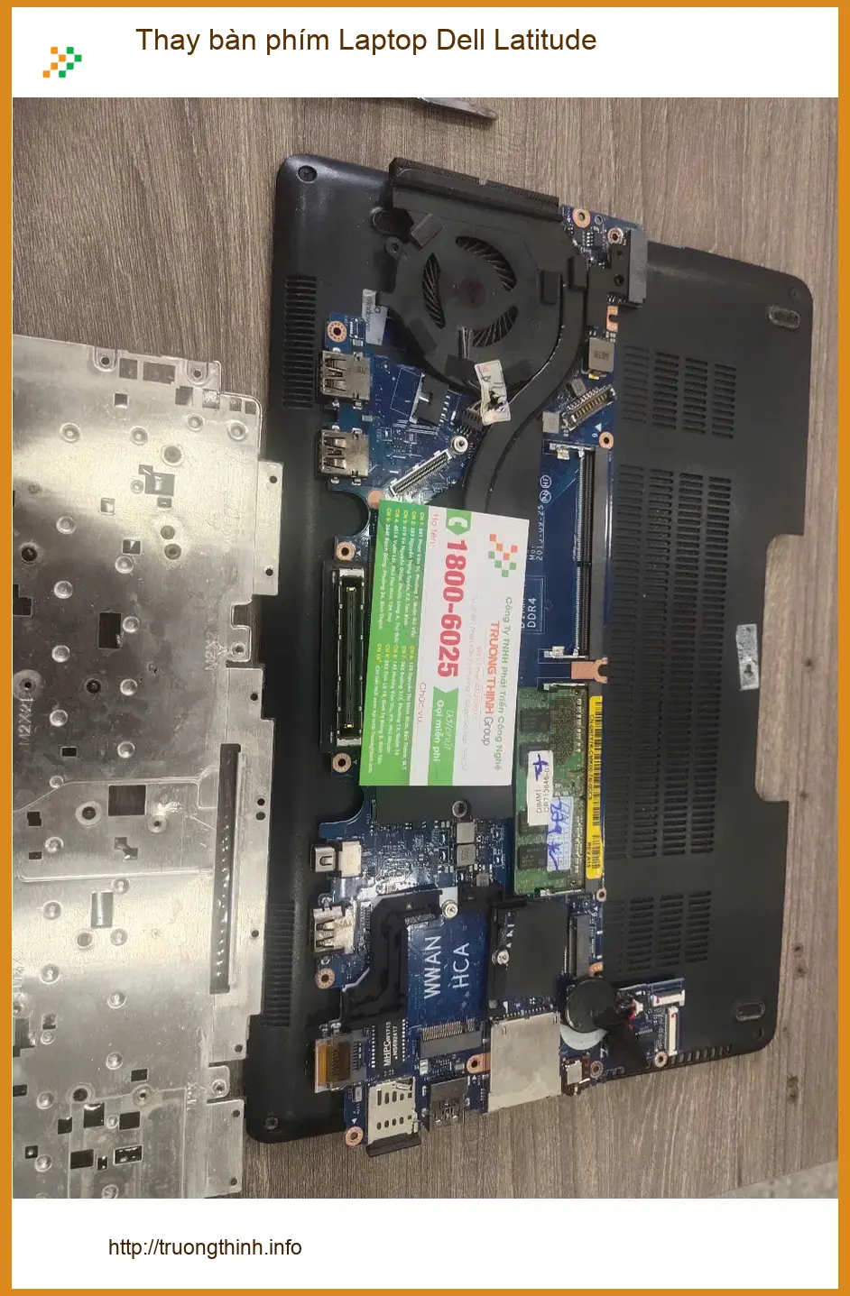 Anh Khang kỹ sư tìm dịch vụ thay bàn phím Laptop Dell Latitude Quận 7 lấy liền