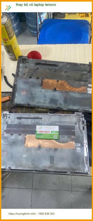 Chị Thu quản lý tìm chỗ thay bộ vỏ laptop Lenovo vỡ ở Quận Bình Thạnh