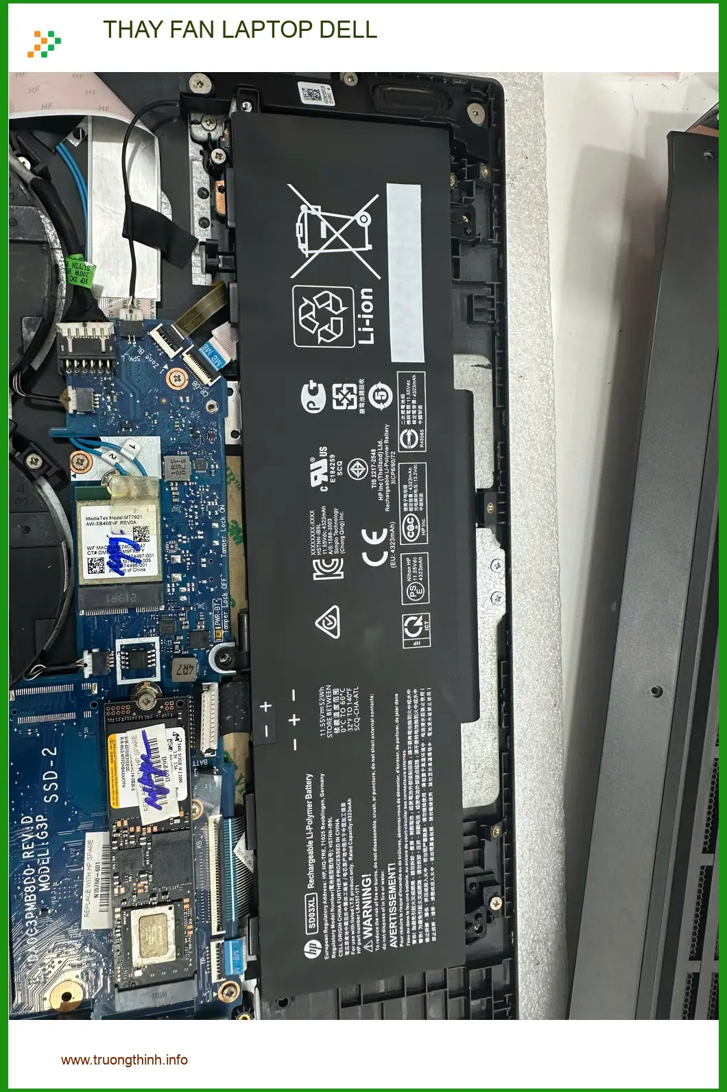 Chị Thanh nhân viên văn phòng - Trung tâm thay FAN LAPTOP DELL Quận Gò Vấp uy tín ảnh thực tế 2