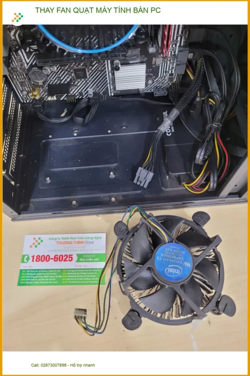 Chị Hạnh giáo viên đau đầu tìm dịch vụ thay fan quạt máy tính bàn PC Quận Gò Vấp