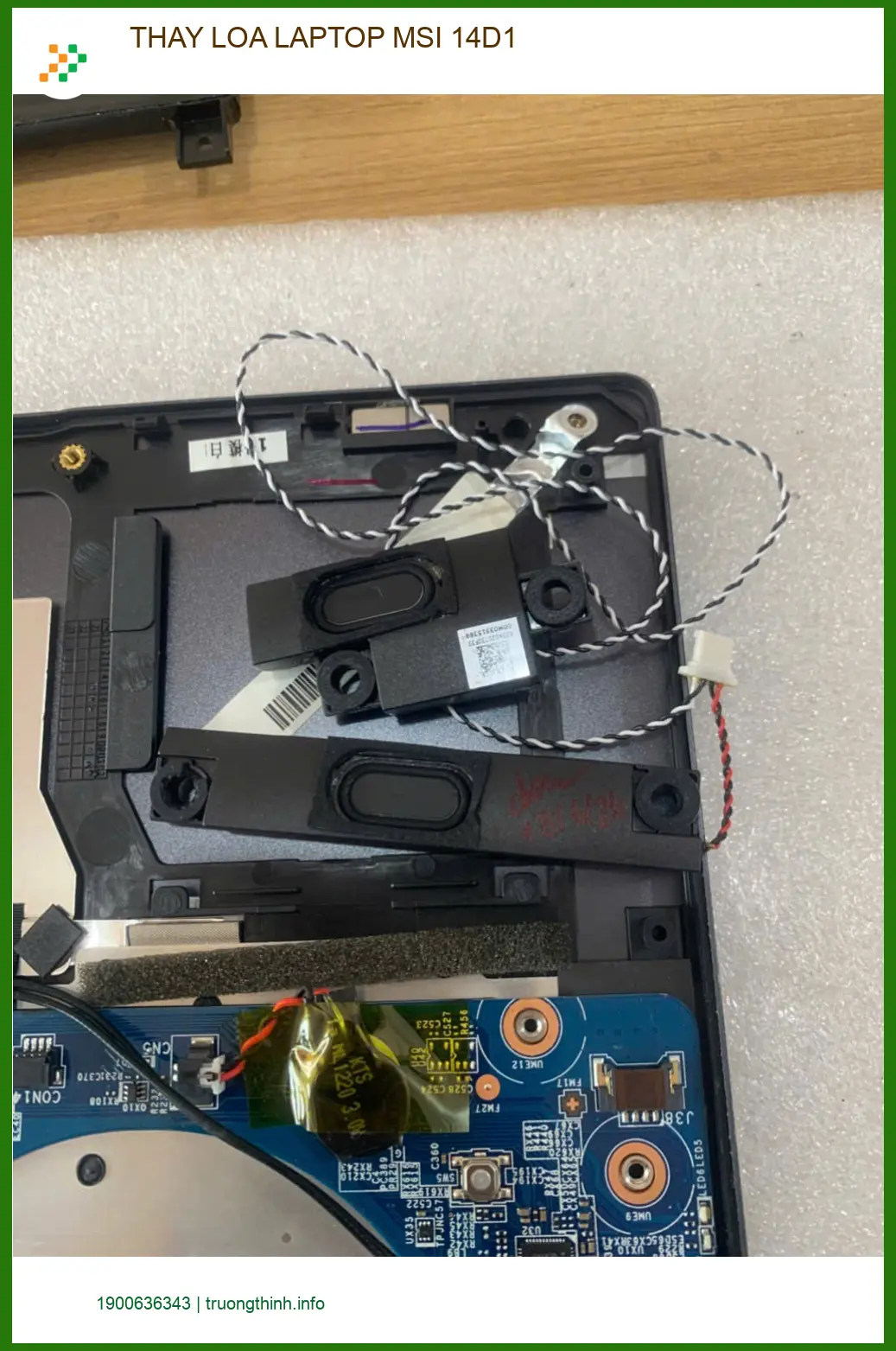 Chị Trâm lo lắng về tiếng rè - Trung tâm Thay loa laptop MSI 14D1 Quận Tân Bình