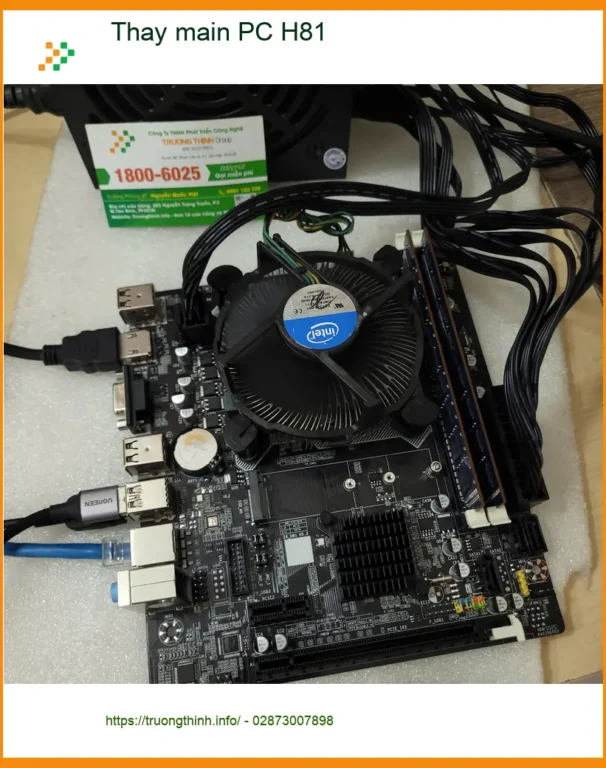 Chị Thảo quản lý dự án tìm địa điểm Thay main PC H81 Quận Tân Bình