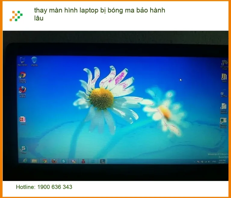 Sửa Laptop thay màn hình bị bóng ma bảo hành lâu - Địa điểm uy tín TPHCM