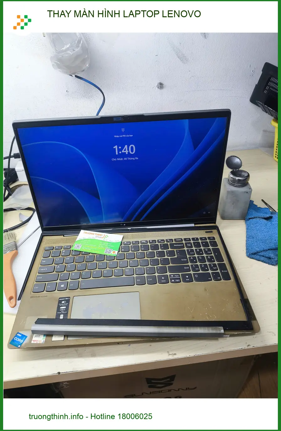 Anh Long IT và câu chuyện tìm địa điểm thay màn hình laptop Lenovo ở Quận Gò Vấp ảnh thực tế 1