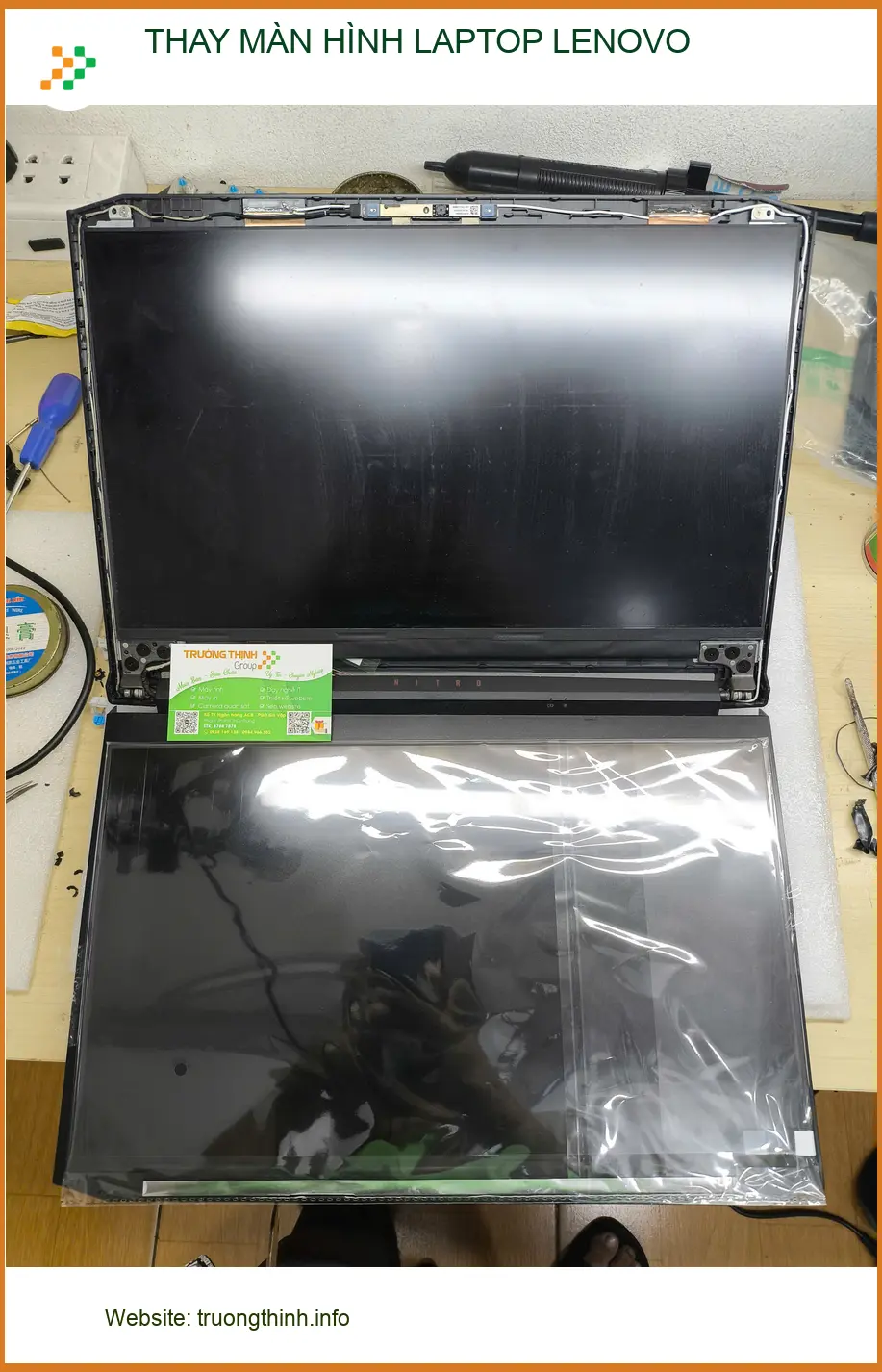 Anh Long IT và câu chuyện tìm địa điểm thay màn hình laptop Lenovo ở Quận Gò Vấp ảnh thực tế 2