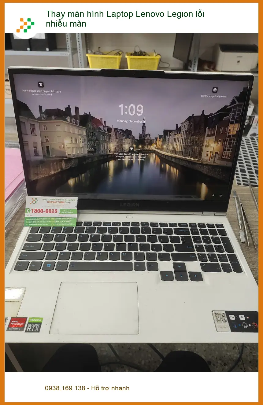 Chỗ thay màn hình Laptop Lenovo Legion lỗi nhiễu màn Quận 7 - Review Anh Vinh ảnh thực tế 2