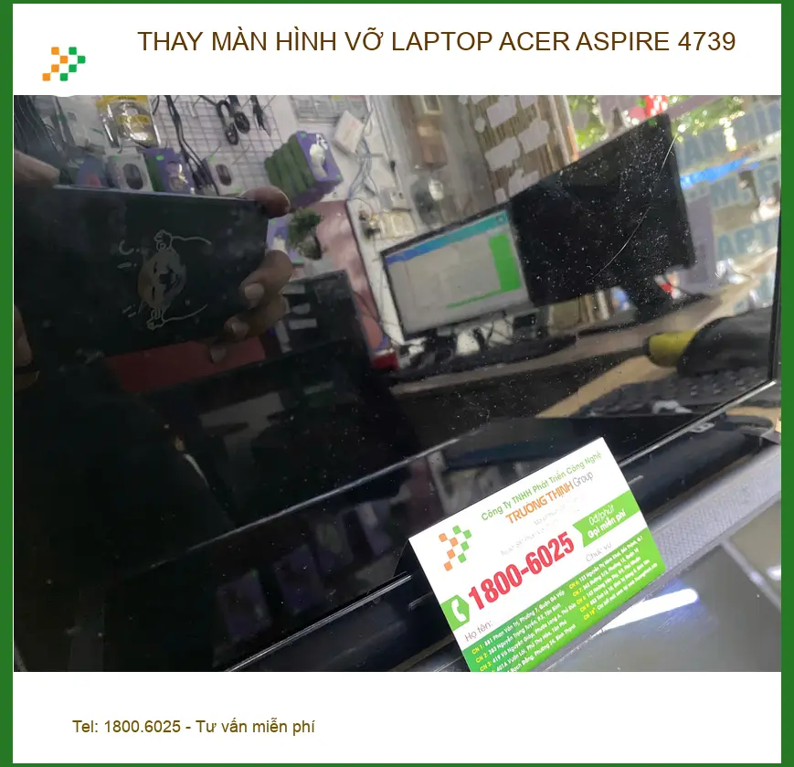 Anh Phúc ở Quận 12 tìm chỗ thay màn hình vỡ Acer Aspire 4739