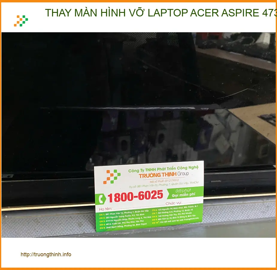 Anh Phúc ở Quận 12 tìm chỗ thay màn hình vỡ Acer Aspire 4739 ảnh thực tế 1