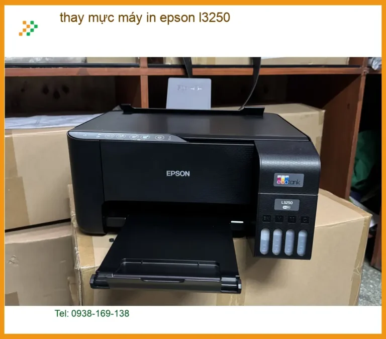Nạp mực máy in Epson L3250 tận nơi - Điện thoại công ty xử lý gấp