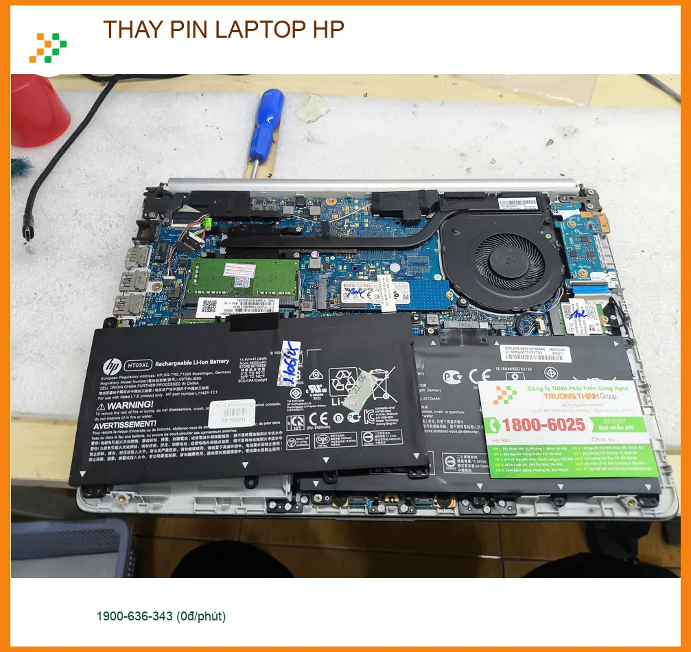 Trung tâm Thay PIN LAPTOP HP Quận Gò Vấp - Anh Vĩnh shipper cần lấy ngay ảnh thực tế 2