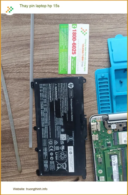 Anh Phước lập trình viên thay pin laptop HP 15s Quận Tân Phú nhanh chóng
