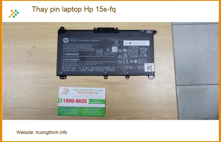 Anh Kiên tìm trung tâm thay pin laptop Hp 15s-fq Quận Bình Tân