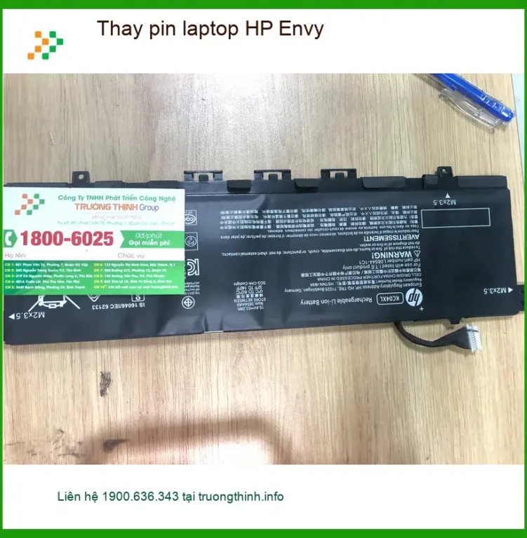 Chỗ Thay pin laptop HP Envy Quận Bình Tân - Anh Huy tìm nơi uy tín lấy ngay