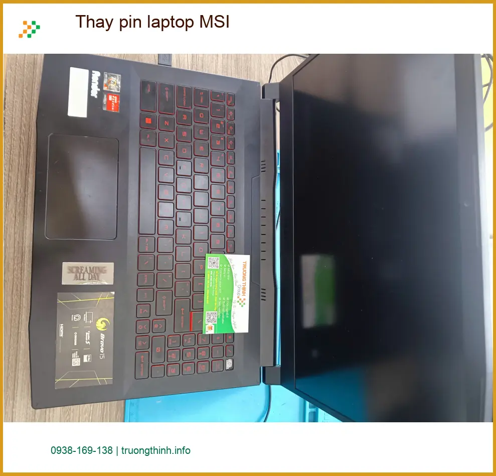 Chị Ngọc giáo viên tiếng Anh tìm chỗ thay pin laptop MSI chất lượng ở Quận Tân Phú ảnh thực tế 1