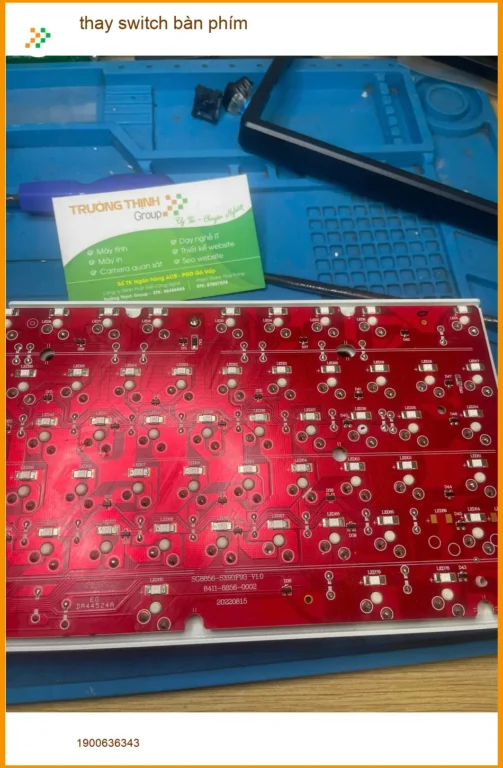 Cửa hàng thay switch bàn phím Quận Thủ Đức - Anh Nam cứu bàn phím cơ bị liệt nút