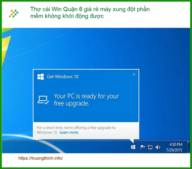 Windows Thợ cài Win Quận 6 máy không khởi động - Trung tâm hỗ trợ