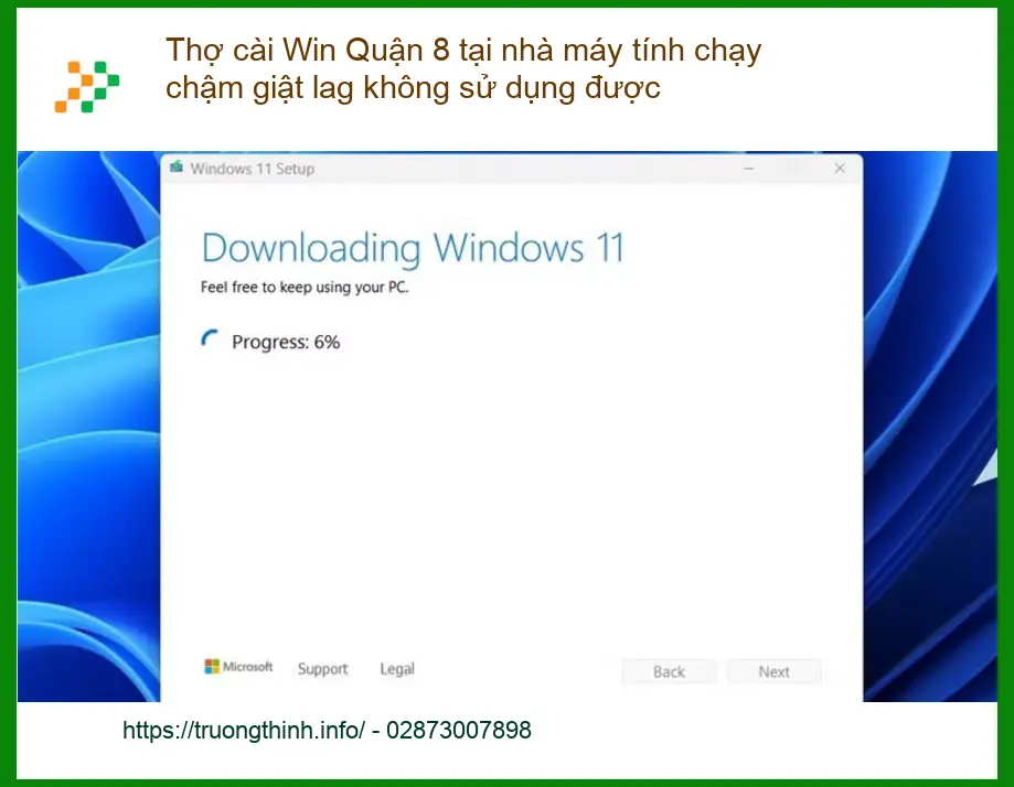 Windows Thợ cài Win Quận 8 tại nhà máy tính chậm giật lag - Dịch vụ khắc phục tận nơi