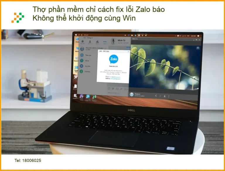 Zalo báo Không thể khởi động cùng Win trên Windows - Tự sửa lỗi