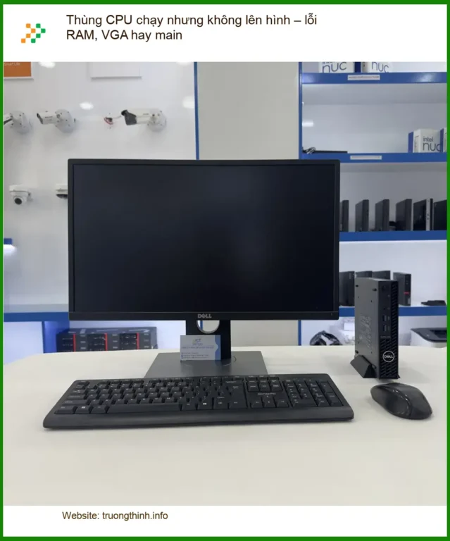 PC Thùng CPU chạy nhưng không lên hình – lỗi gì? - Cách tự xử lý tại nhà