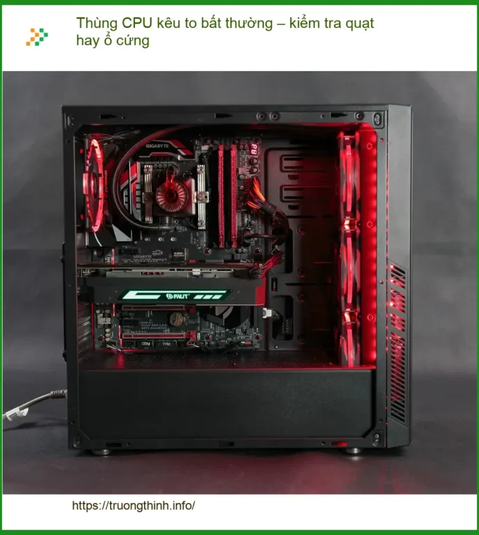 PC Thùng CPU kêu to bất thường: quạt hay ổ cứng? - Sửa PC TPHCM