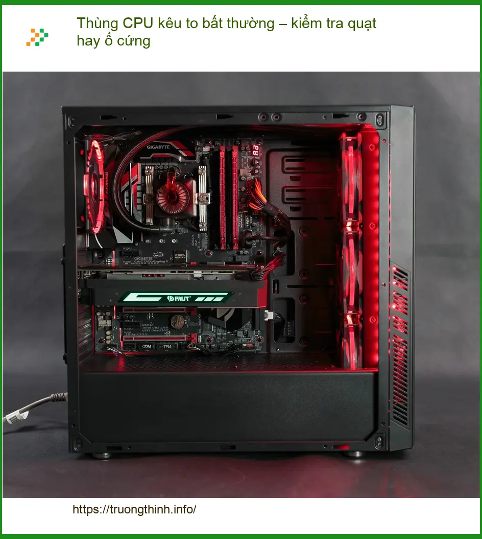 PC Thùng CPU kêu to bất thường: quạt hay ổ cứng? - Sửa PC TPHCM