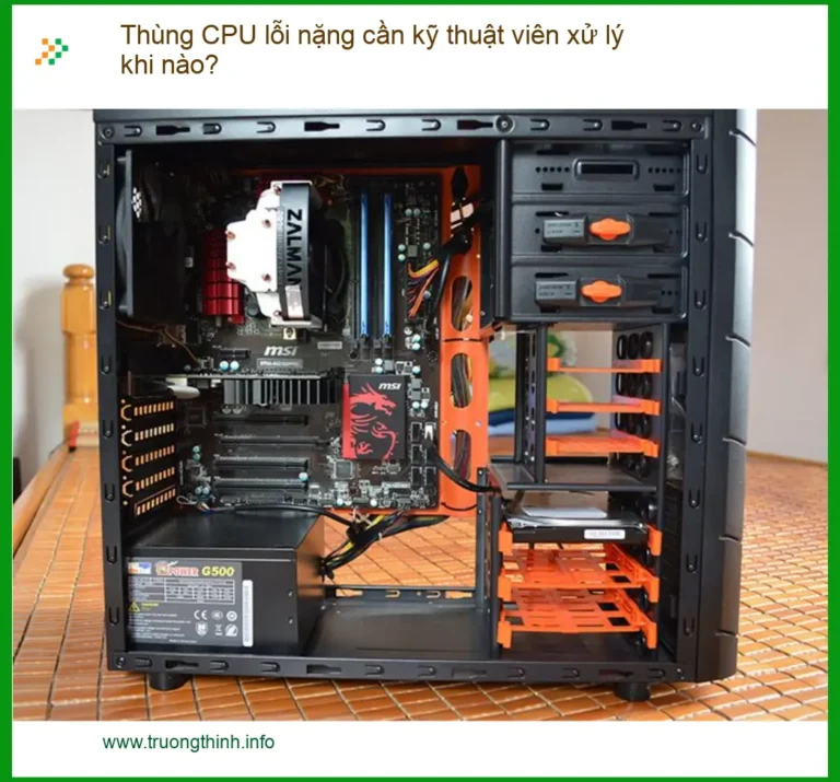 PC Thùng CPU lỗi nặng cần kỹ thuật viên xử lý khi nào? - Địa chỉ sửa PC uy tín TPHCM