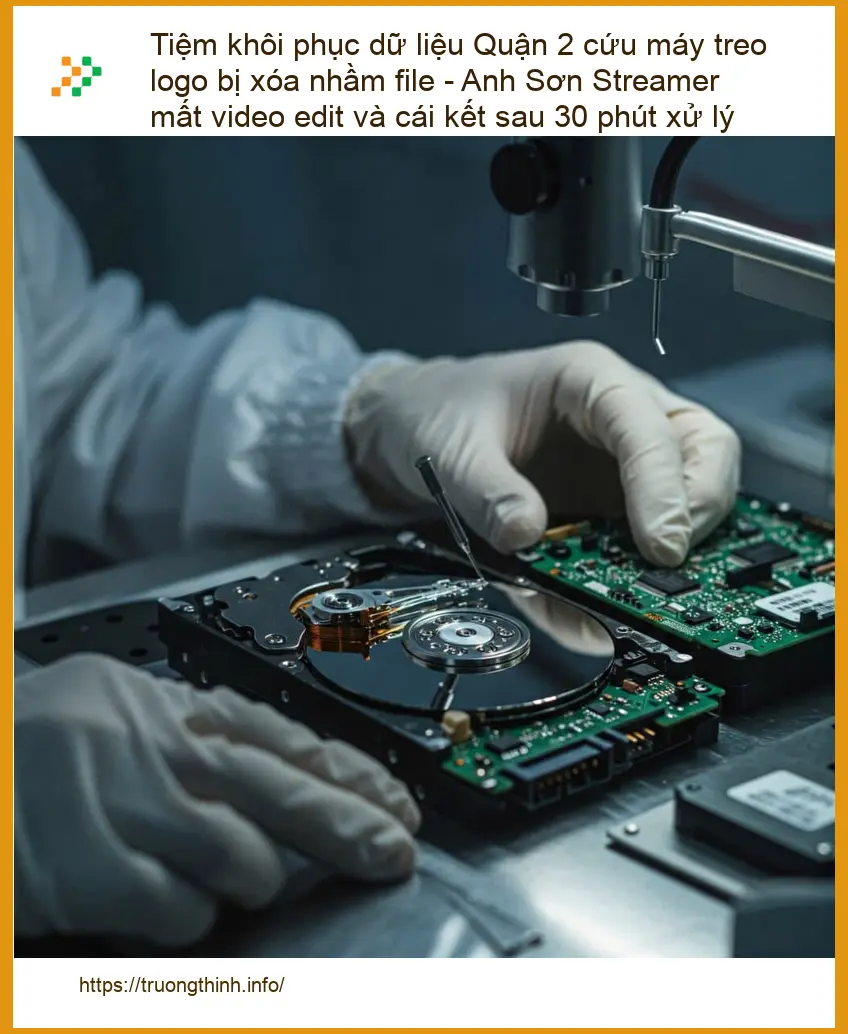 Khôi Phục Dữ Liệu Quận 2 máy treo logo, xóa file - Dịch vụ cứu dữ liệu tận nơi