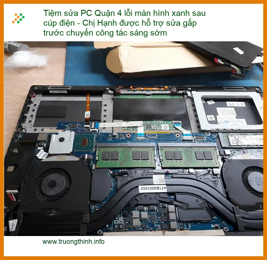 Sửa máy tính Quận 4 lỗi màn hình xanh - Khắc phục tận nơi lấy liền