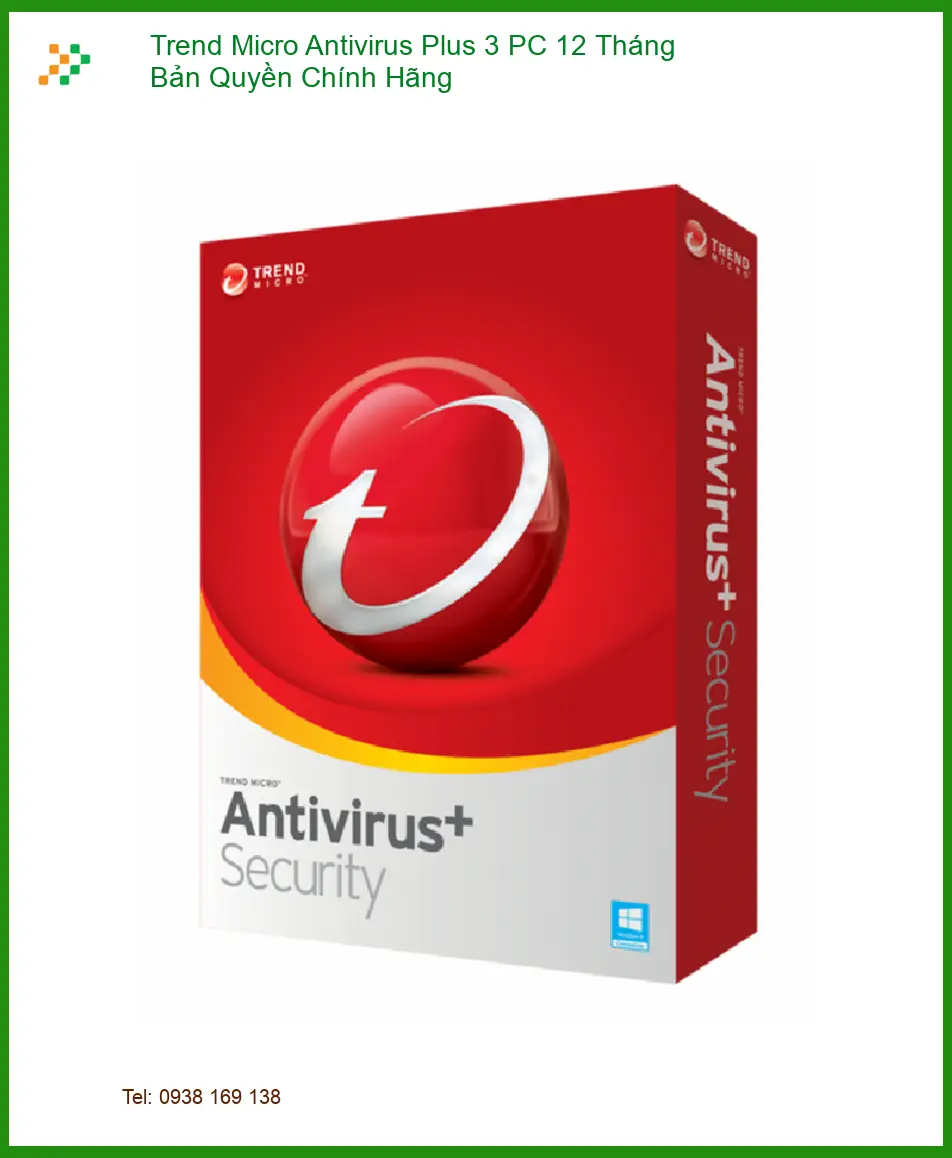 Antivirus Trend Micro 3 PC 12 Tháng - Mua Giá Tốt TPHCM | Giao Nhanh