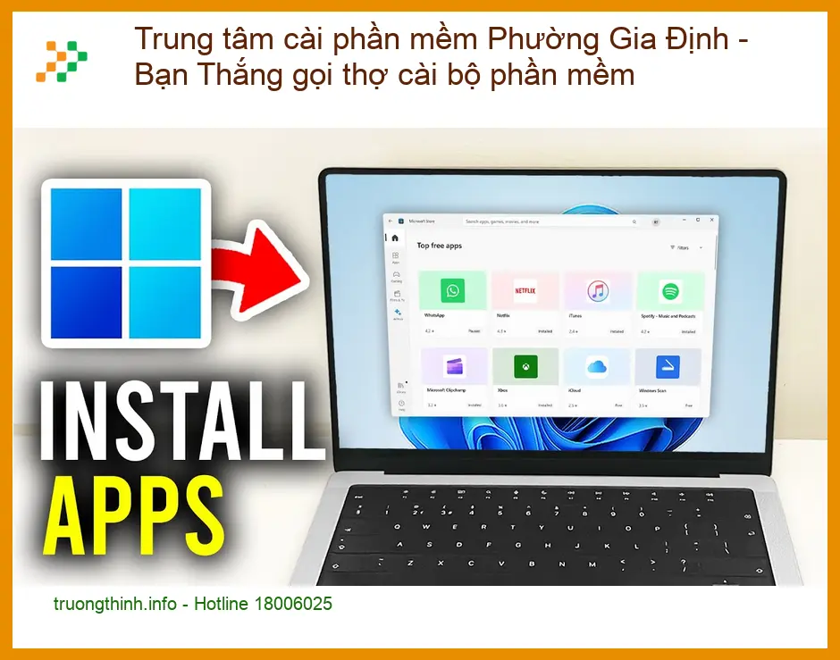 Laptop Trung tâm cài phần mềm Phường Gia Định - Gọi thợ nhanh 0938169138