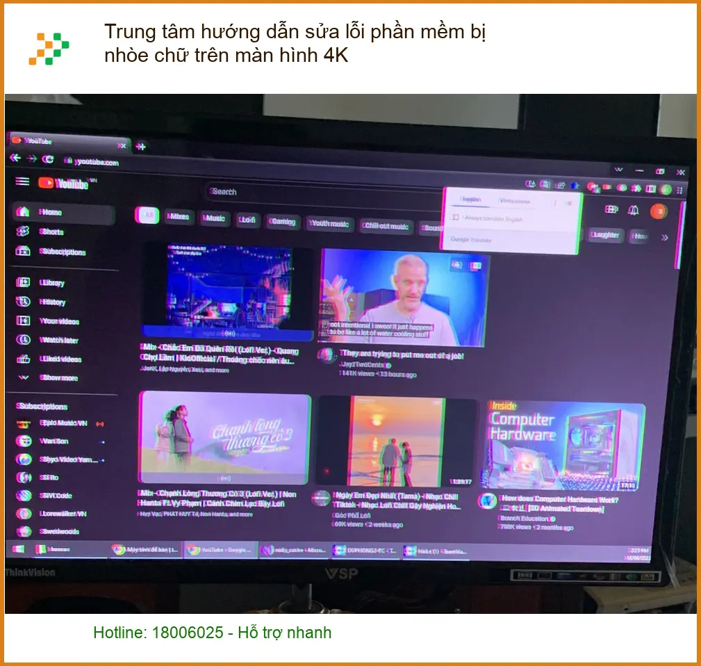 Sửa lỗi nhòe chữ màn hình 4K trên laptop - Cách tự xử lý tại nhà