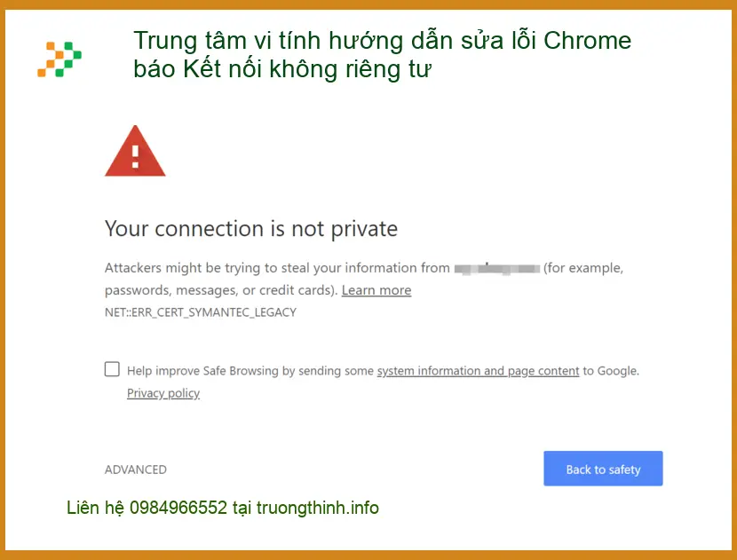 Sửa lỗi Chrome 