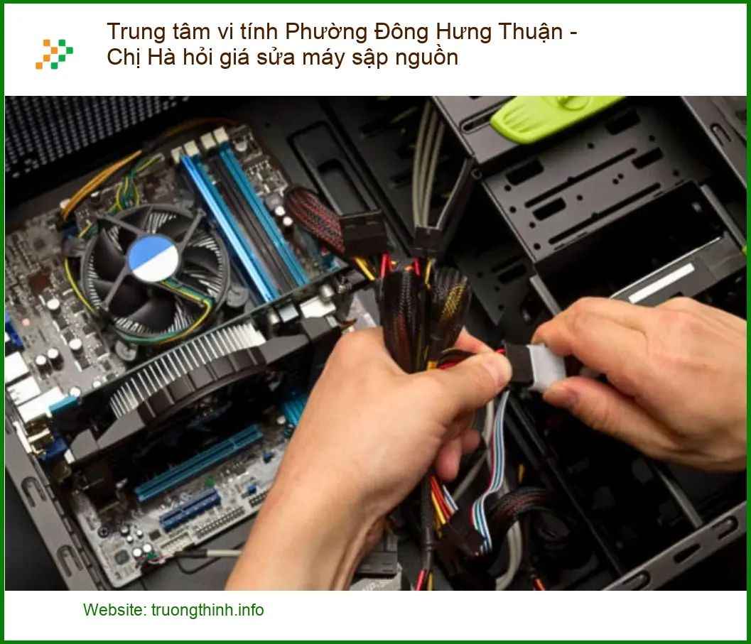Laptop Trung tâm vi tính Phường Đông Hưng Thuận sửa sập nguồn - Thợ tận nơi