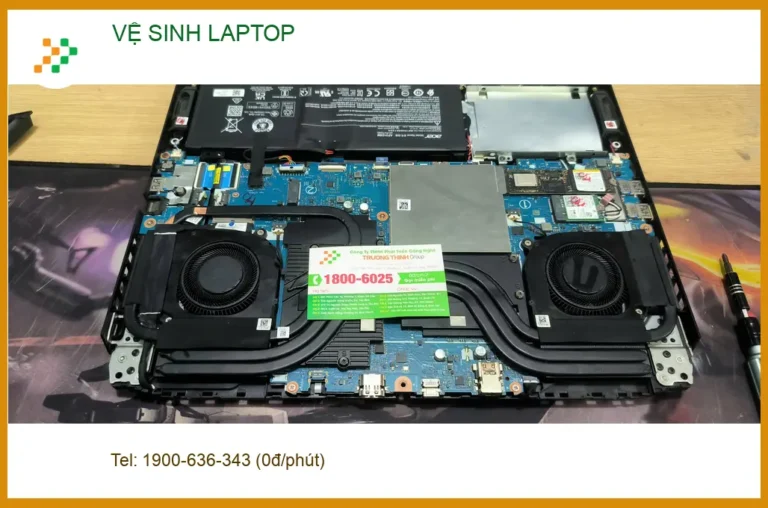 Chú Tài shipper than phiền laptop nóng ran - Trung tâm VỆ SINH LAPTOP Quận 9