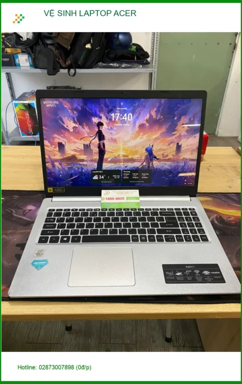 Anh Kiên kể về laptop nóng ran - Trung tâm vệ sinh Acer Quận 9 uy tín