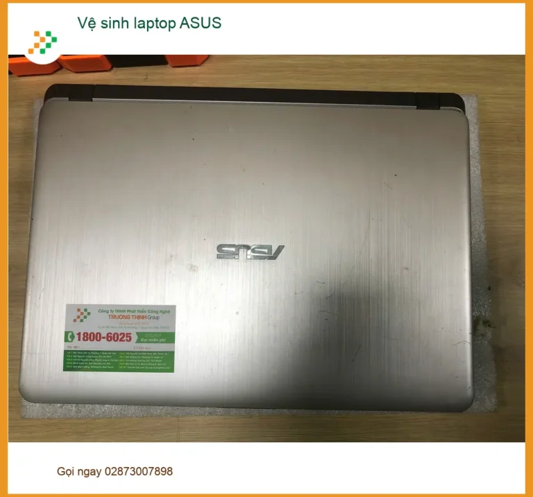 Trung tâm vệ sinh laptop ASUS Quận Bình Tân - Chị Thùy hết lo máy nóng sập nguồn