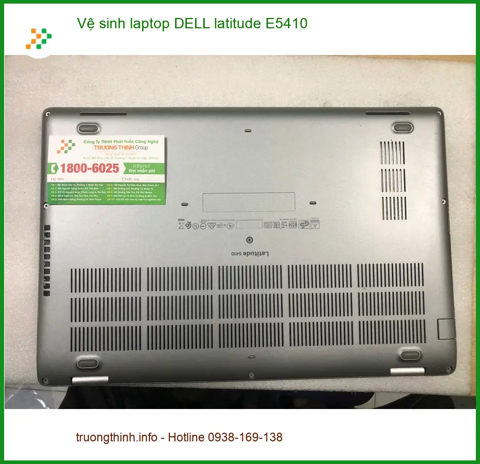 Bác Phước kiến trúc sư khen dịch vụ - Vệ sinh laptop DELL latitude E5410 Quận Bình Tân ảnh thực tế 2
