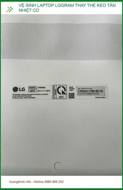 Tiệm Chị Trang Vệ sinh Laptop LGGRAM Thay Keo Quận Phú Nhuận