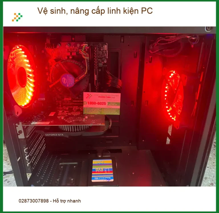 Anh Bình kỹ sư review dịch vụ vệ sinh, nâng cấp PC Quận 7 nhanh chóng