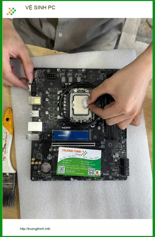 Anh Quân lo lắng PC nóng máy - Dịch vụ vệ sinh PC Quận 9 uy tín